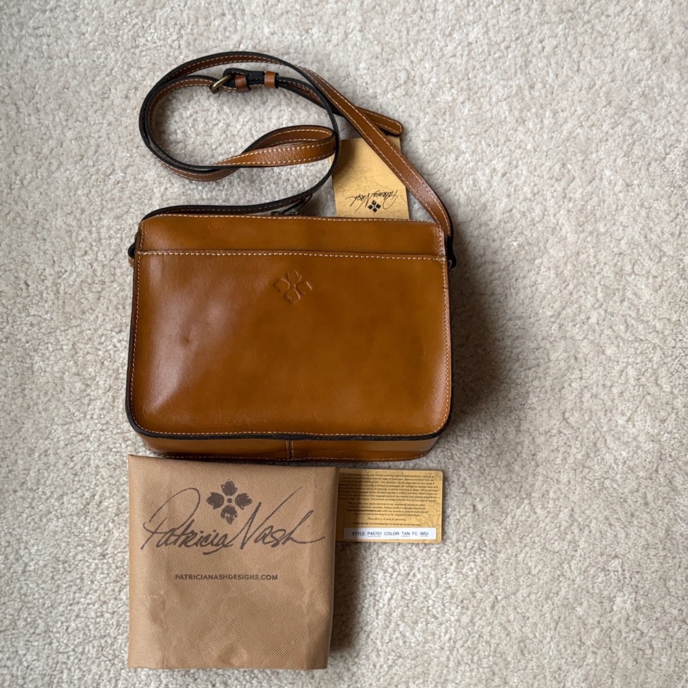 NWT Patricia Nash Nazaire Leather Bag - Picture 8 of 8